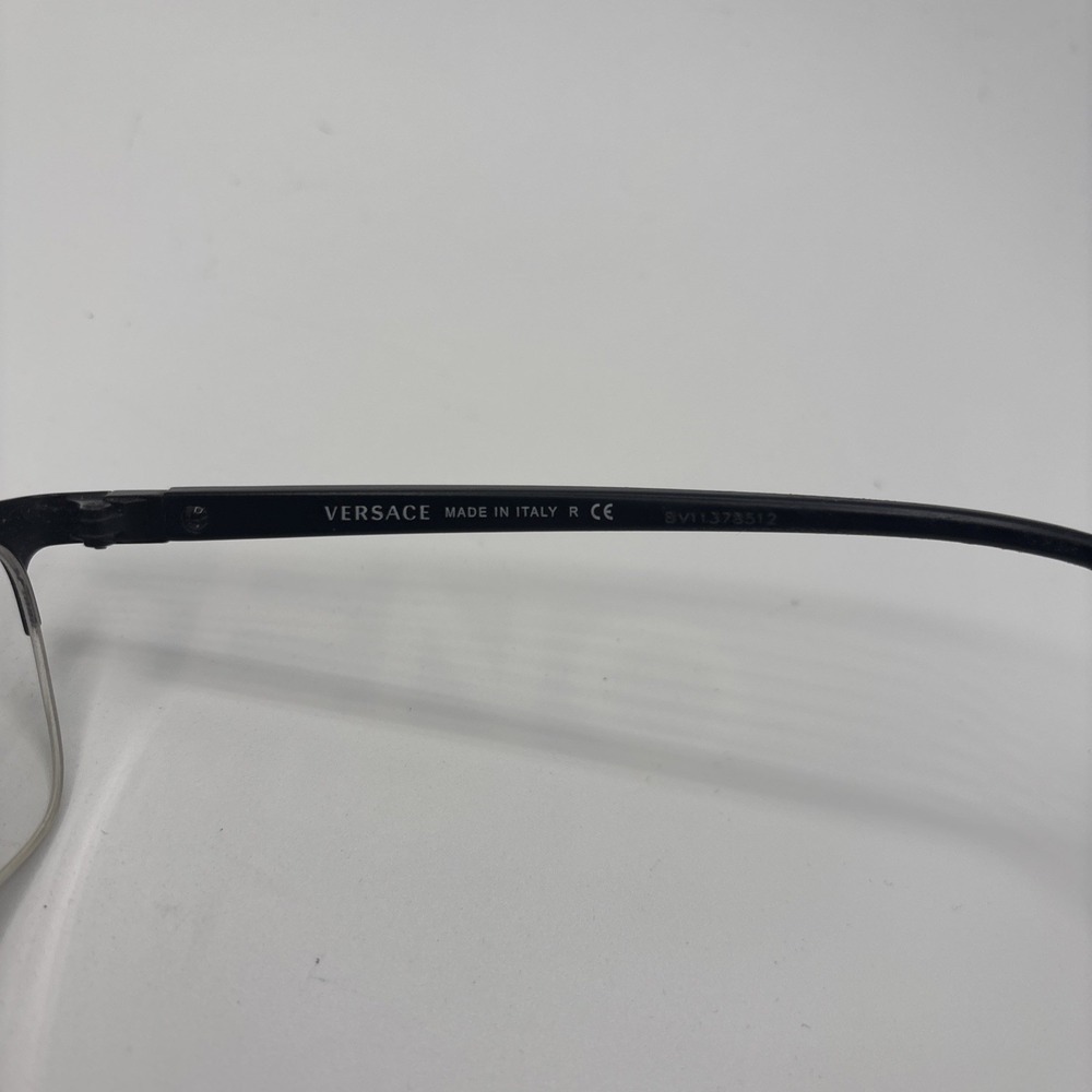 Versace MOD. 1219 1261 Half Rim Black Eyeglasses Optical Frame 54-18-140mm #D110 - Picture 6 of 8